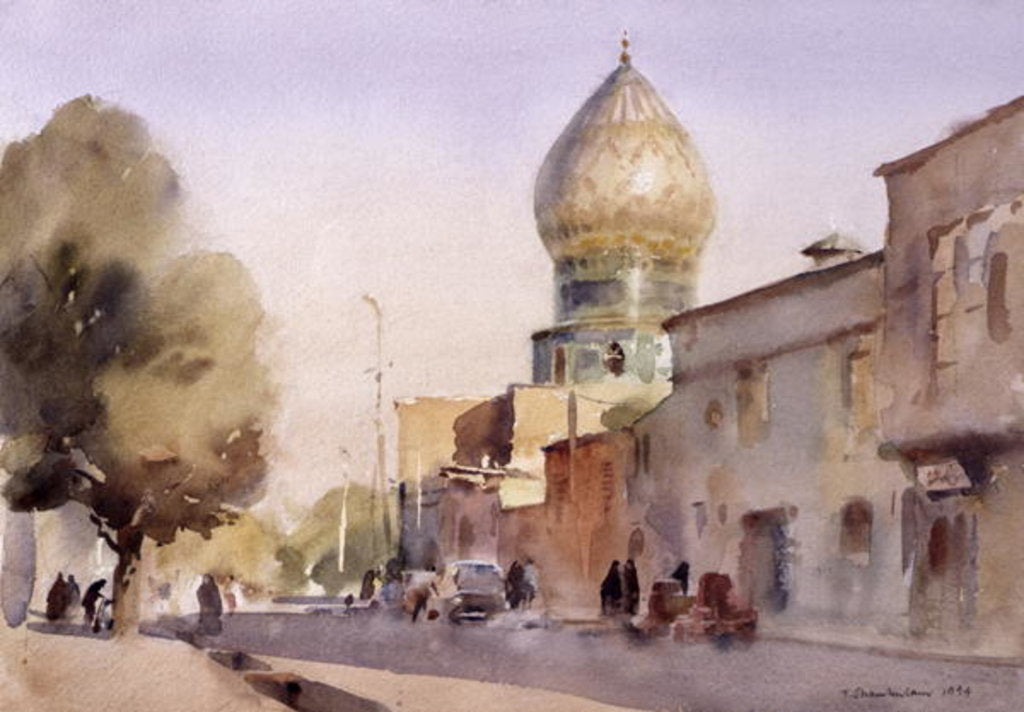 Detail of Ceramic Reflection, Shiraz, 1994 by Trevor Chamberlain