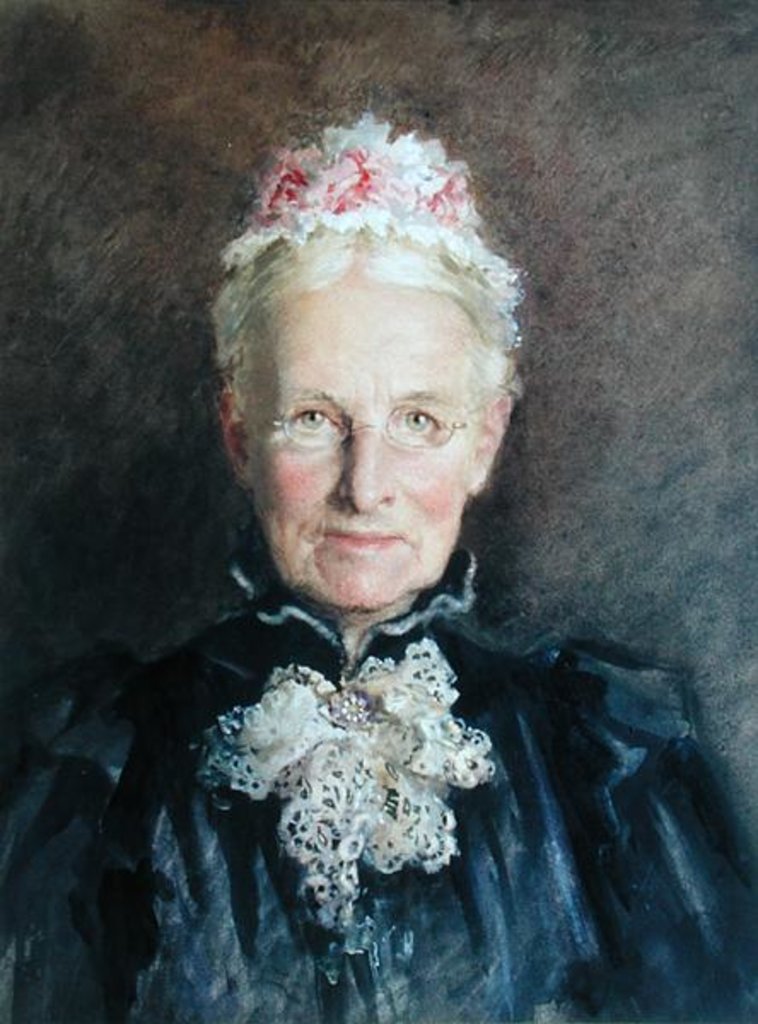 Detail of Jane Barnard c.1892 by English School