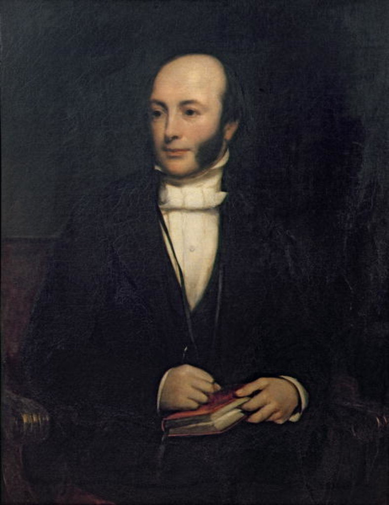Detail of Portrait of Rev. John Barlow by Frederick Richard Pickersgill