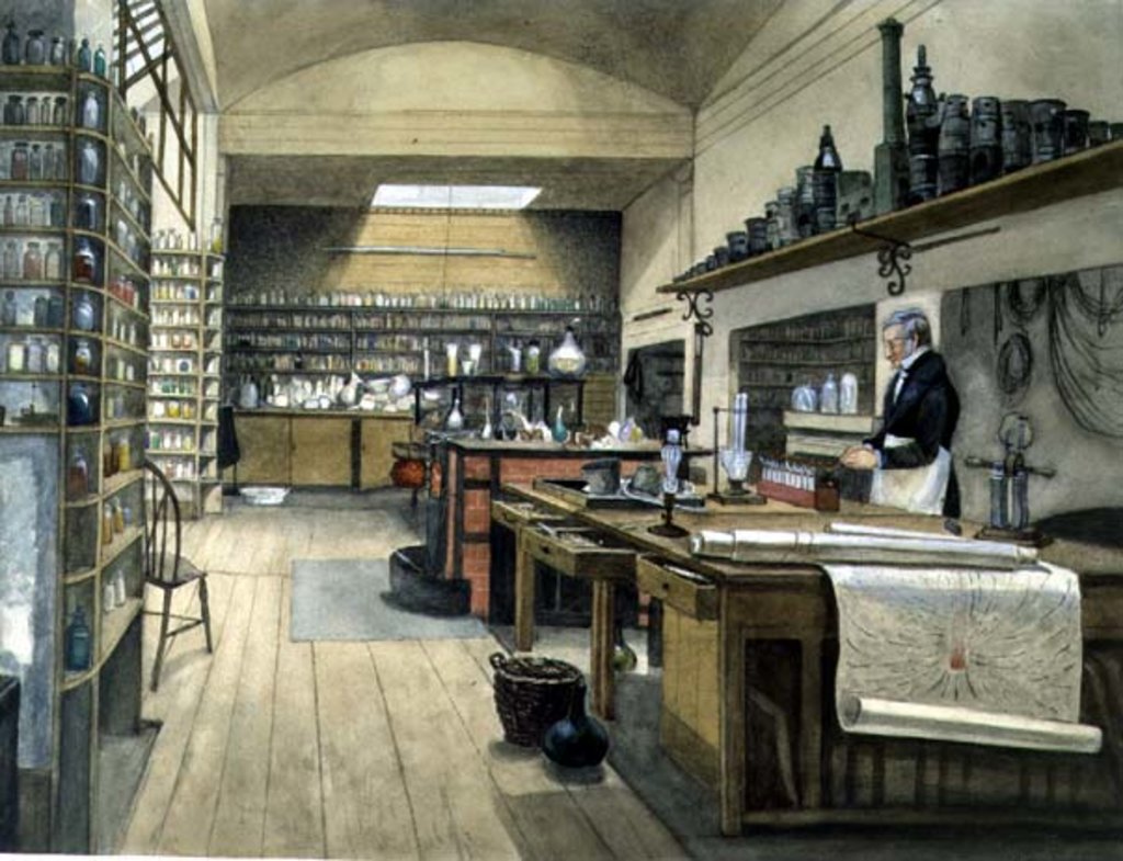 Detail of Sergeant Anderson in the Basement Laboratory, 1852 by Harriet Jane Moore