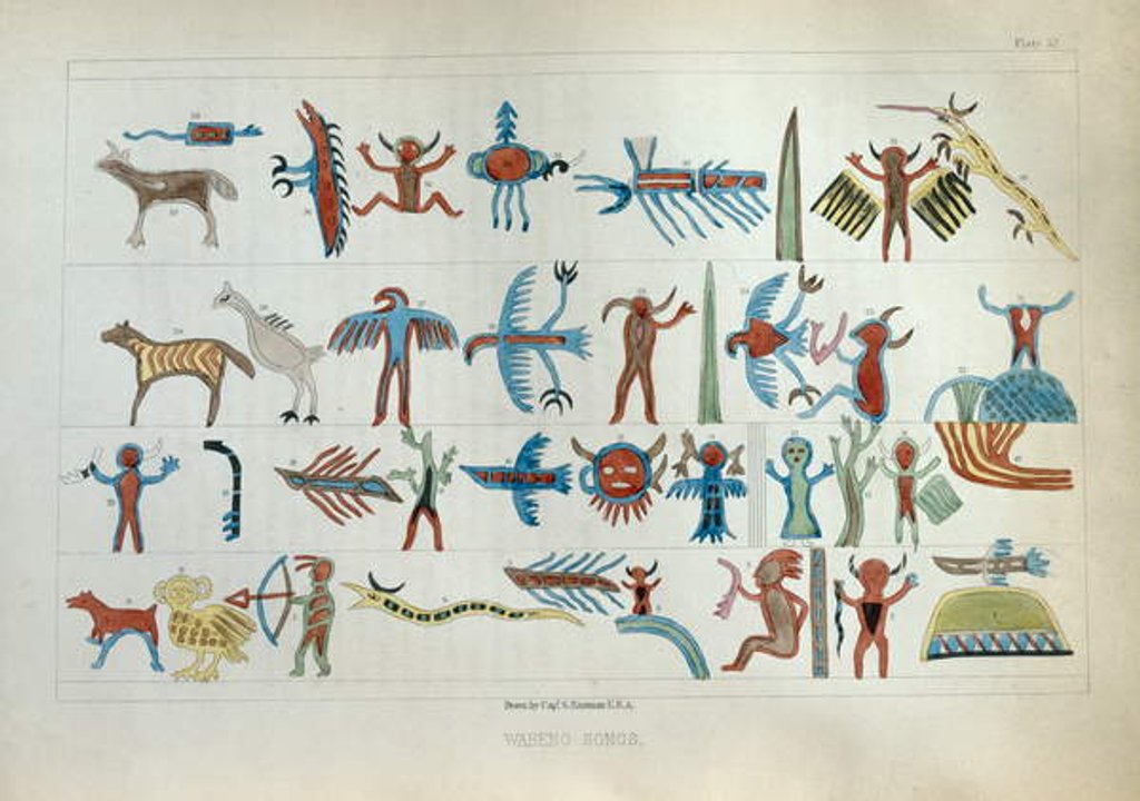 Detail of Wabeno Songs by Captain Seth Eastman