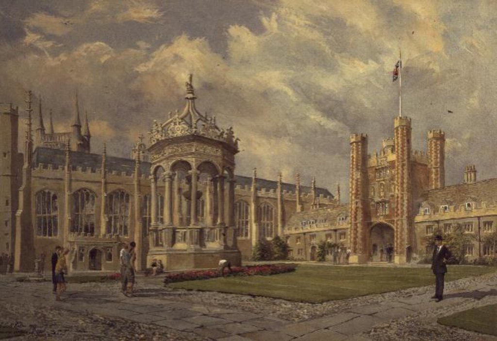Detail of Trinity College, Cambridge, 1989 by Tim Scott Bolton
