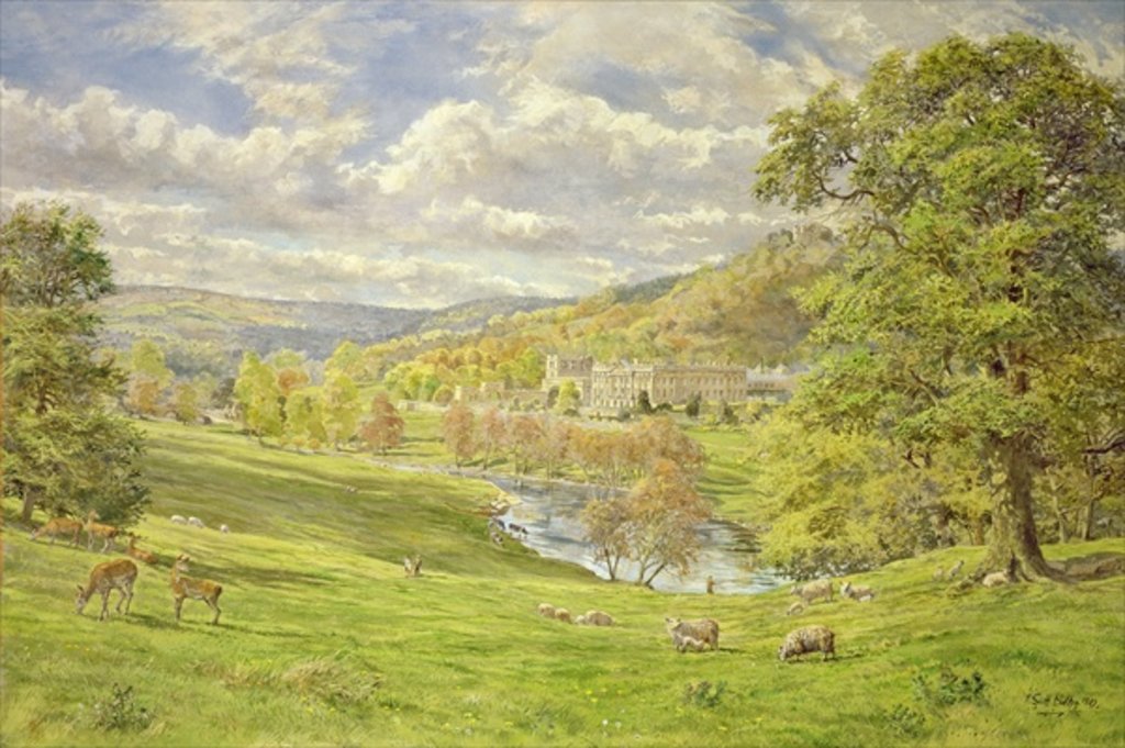 Detail of Chatsworth, 1989 by Tim Scott Bolton