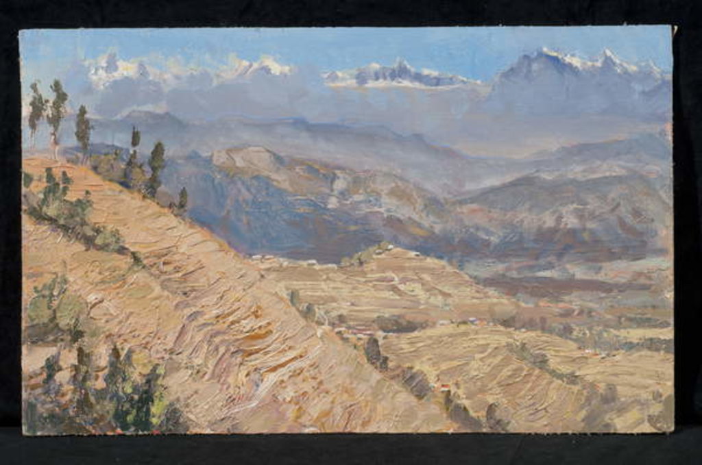 Detail of Terraces Dhulikel, Nepal by Tim Scott Bolton