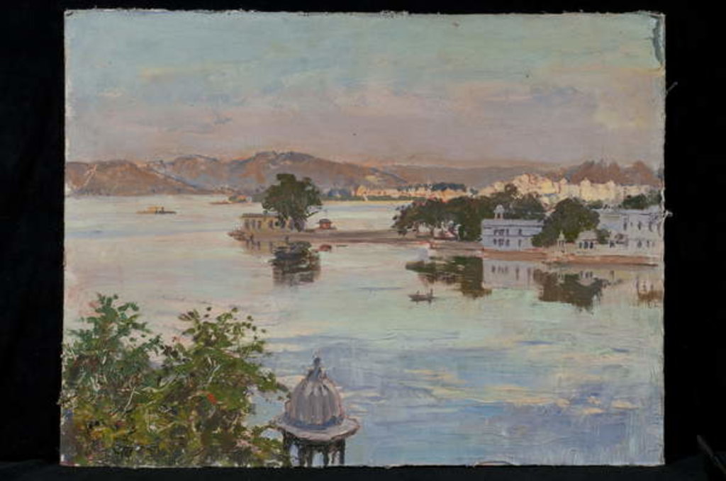 Detail of Udaipur, Lake Pichola by Tim Scott Bolton