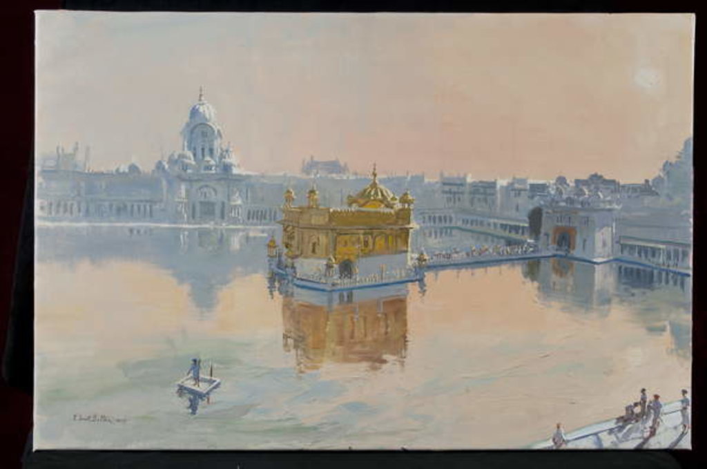 Detail of Golden Temple, Amritsar, 2013 by Tim Scott Bolton