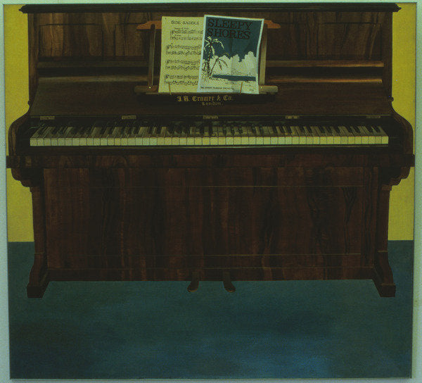 Detail of Tempo Di Trot, oil on panel 1980 by Terry Scales