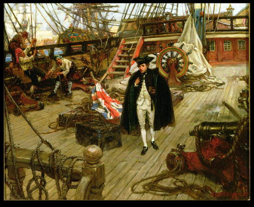 Detail of Nelson's First Day in the Navy by Arthur David McCormick