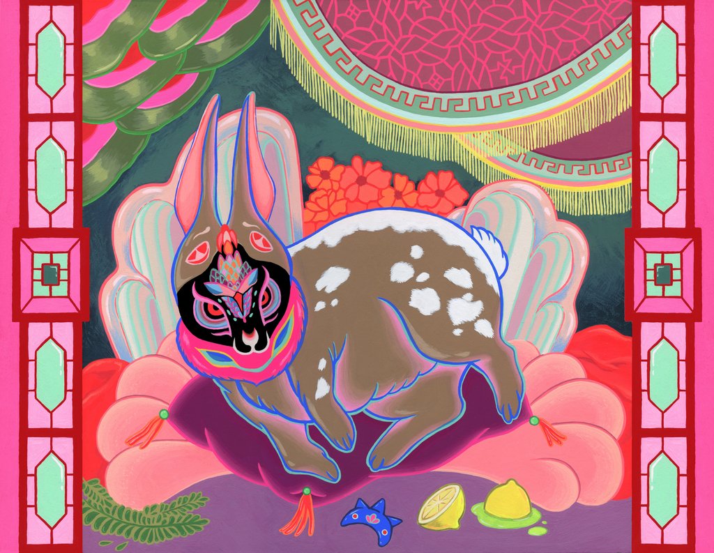 Detail of Darius, 2021 by Kam Tsz