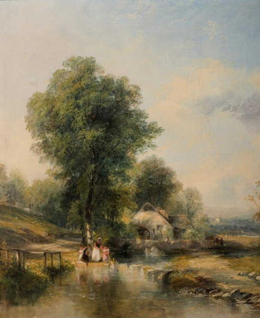 Detail of Landscape by Thomas Creswick