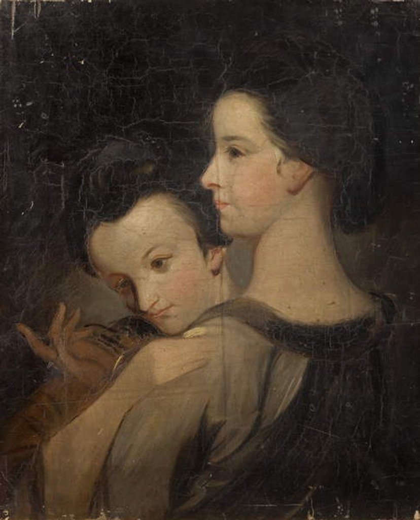 Detail of The Two Misses Kent by Robinson Elliot