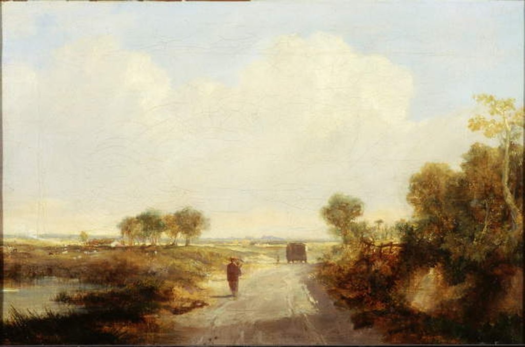 Detail of Edinburgh from Ratho by John Wilson Ewbank