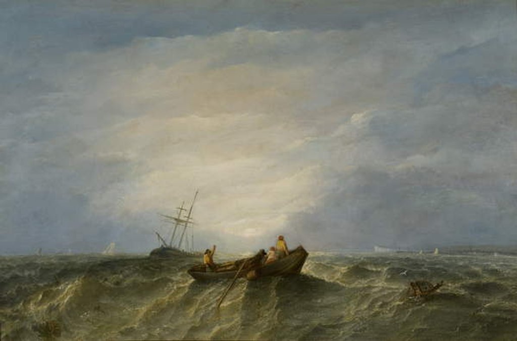 Detail of Off Redcar by John Wilson Carmichael