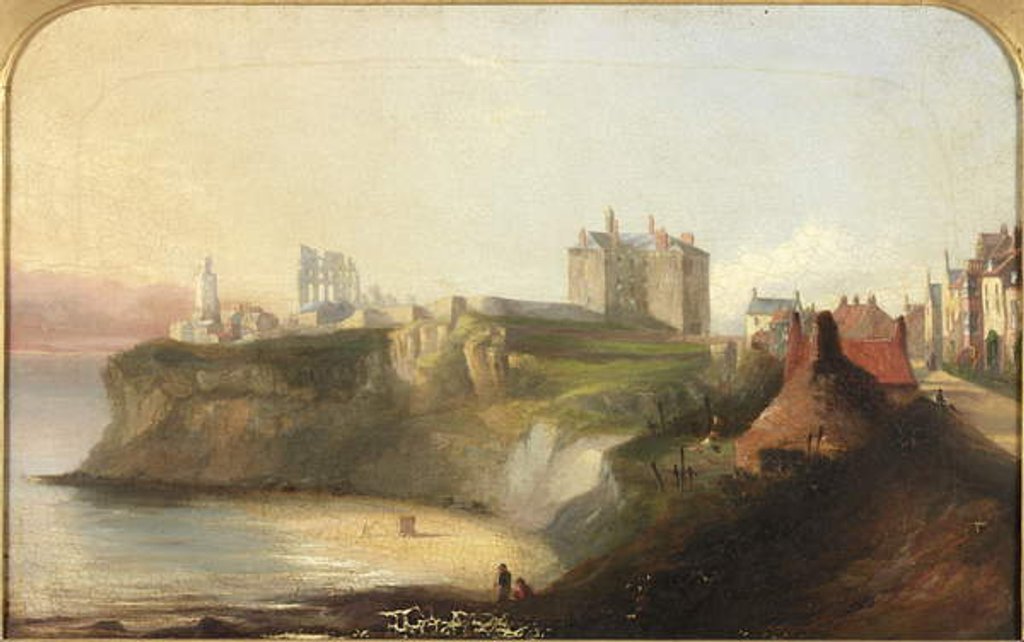 Detail of Percy Bay, Tynemouth by Thomas Miles Richardson