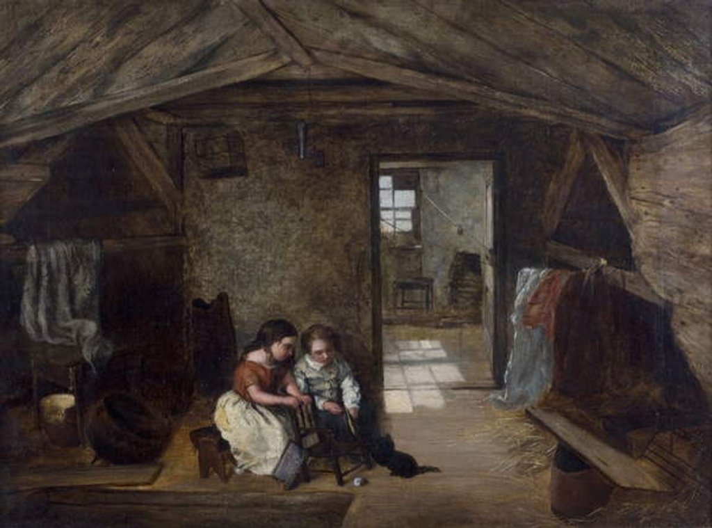 Detail of Reverend John Wesley's Study, Orphan House, Newcastle, 1856 by English School