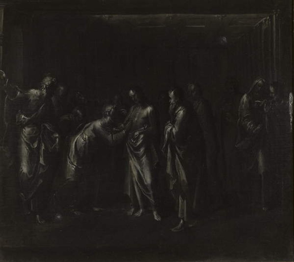 Detail of Christ Appearing to the Disciples by School English