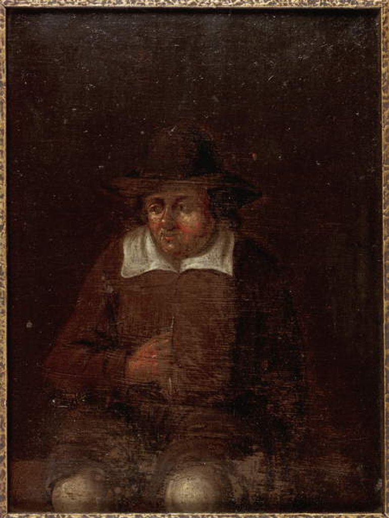 Detail of Seated Man by School European