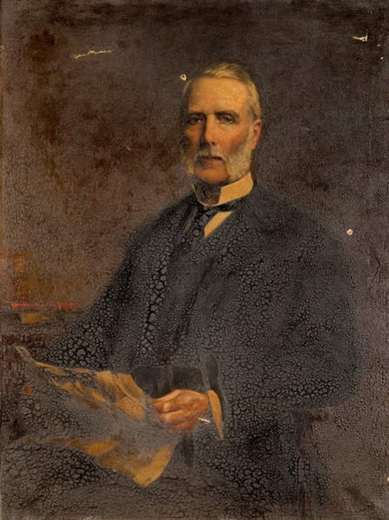 Detail of Portrait of John Hall by Thomas Eyre Macklin