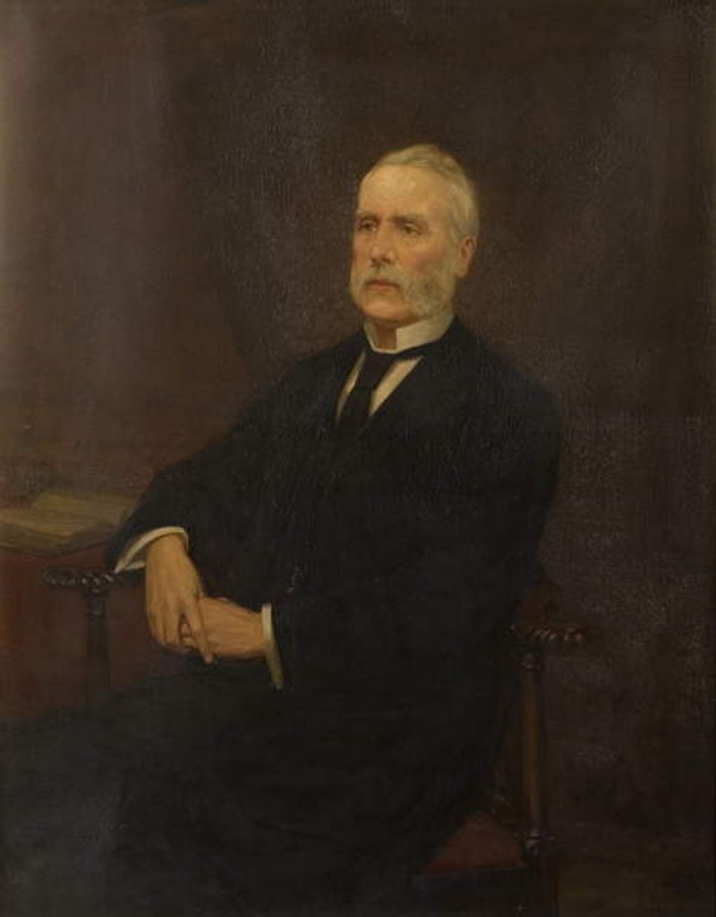 Detail of Portrait of John Hall by John Hodgson Campbell