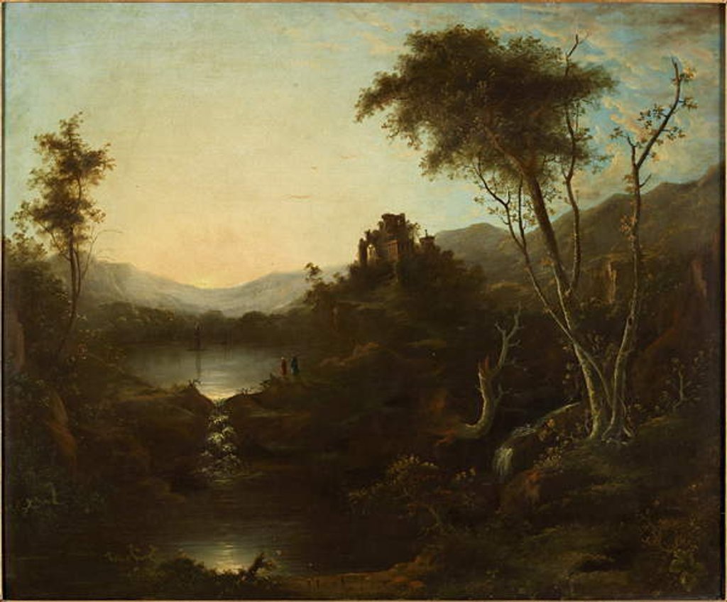 Detail of Landscape with Ruins by Sebastian Pether