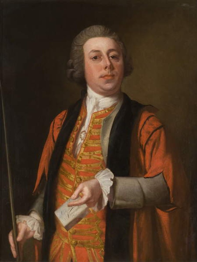 Detail of Portrait of a Newcastle Alderman by English School