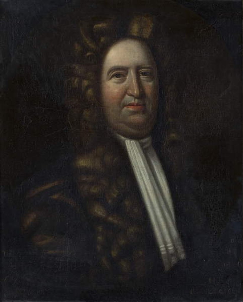 Detail of Portrait of John Bacon by English School