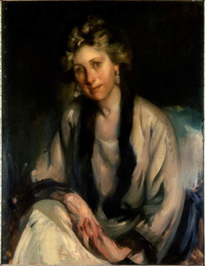 Detail of Portrait of a Lady by Cecil William Rea