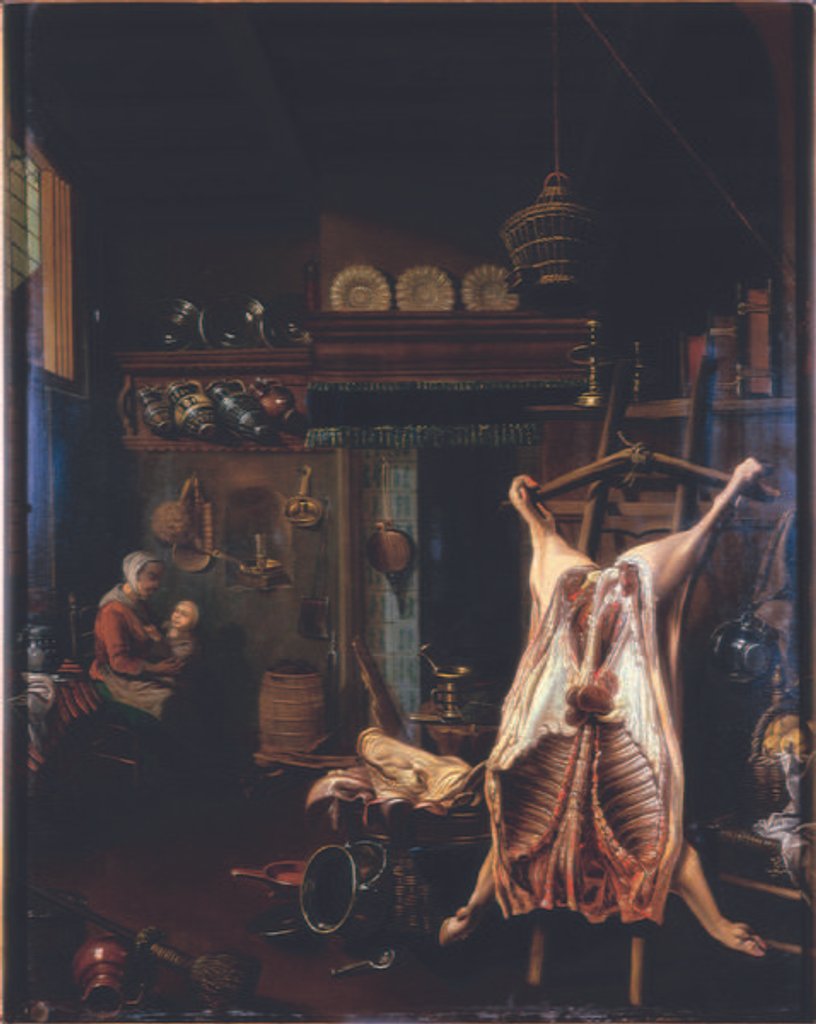 Detail of Interior with Carcass by School English