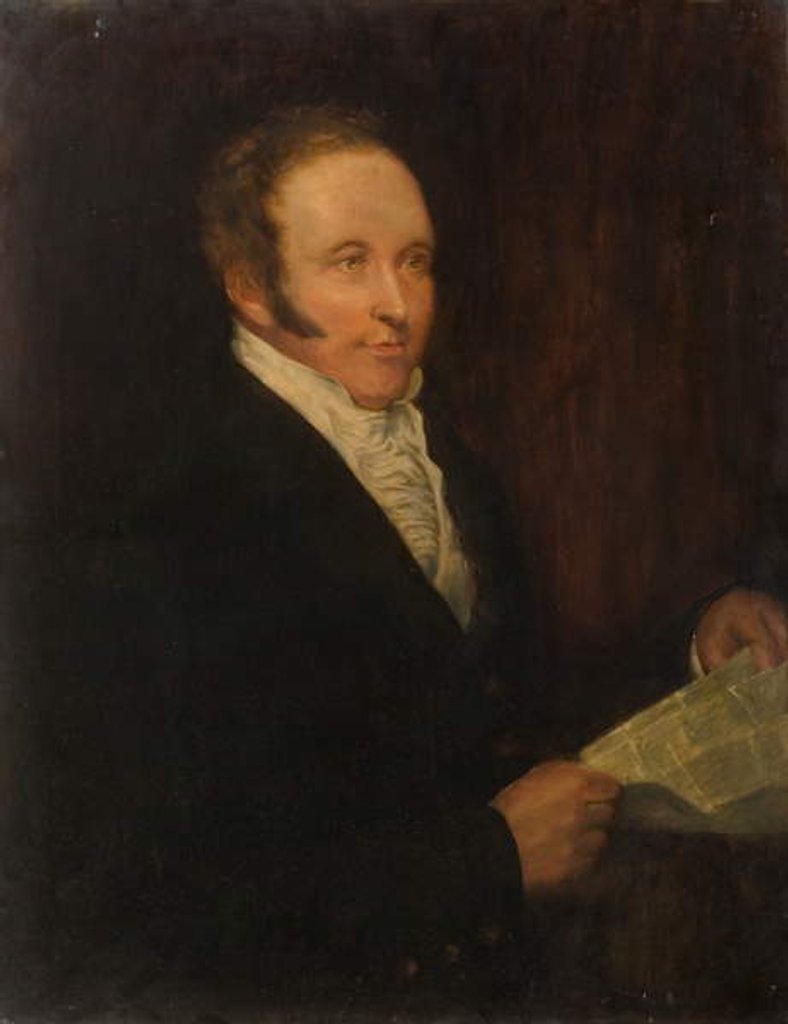 Detail of Portrait of a Man by English School