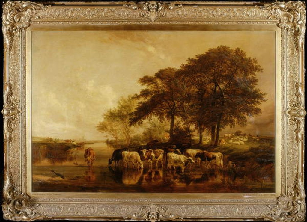 Detail of Canterbury from Tonford by Thomas Sidney Cooper