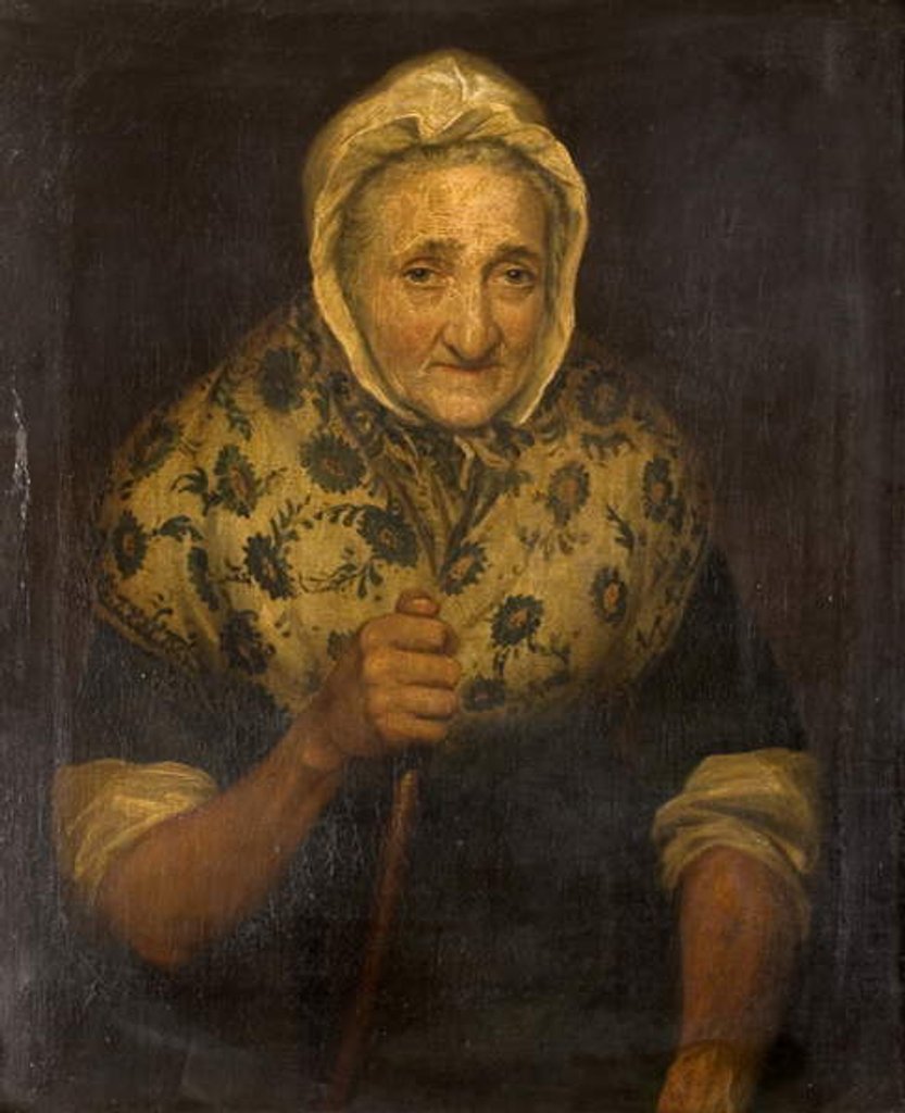 Detail of Portrait of Judith Dowling by School English