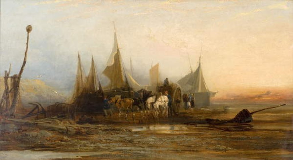 Detail of Evening on the French Coast by Edmund John Niemann
