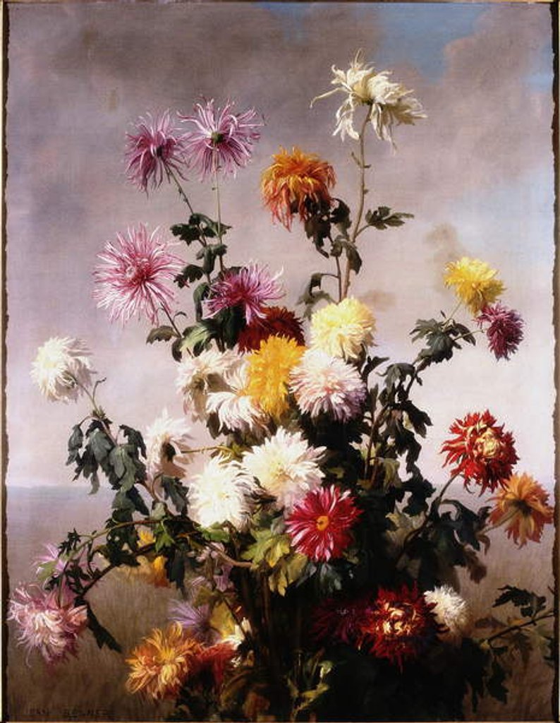 Detail of Study of Flowers by Jean Benner