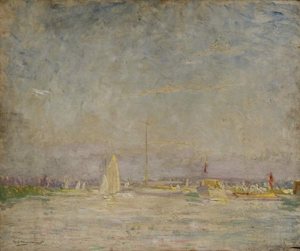 Detail of Early Evening on the Aut River by William Brown MacDougall