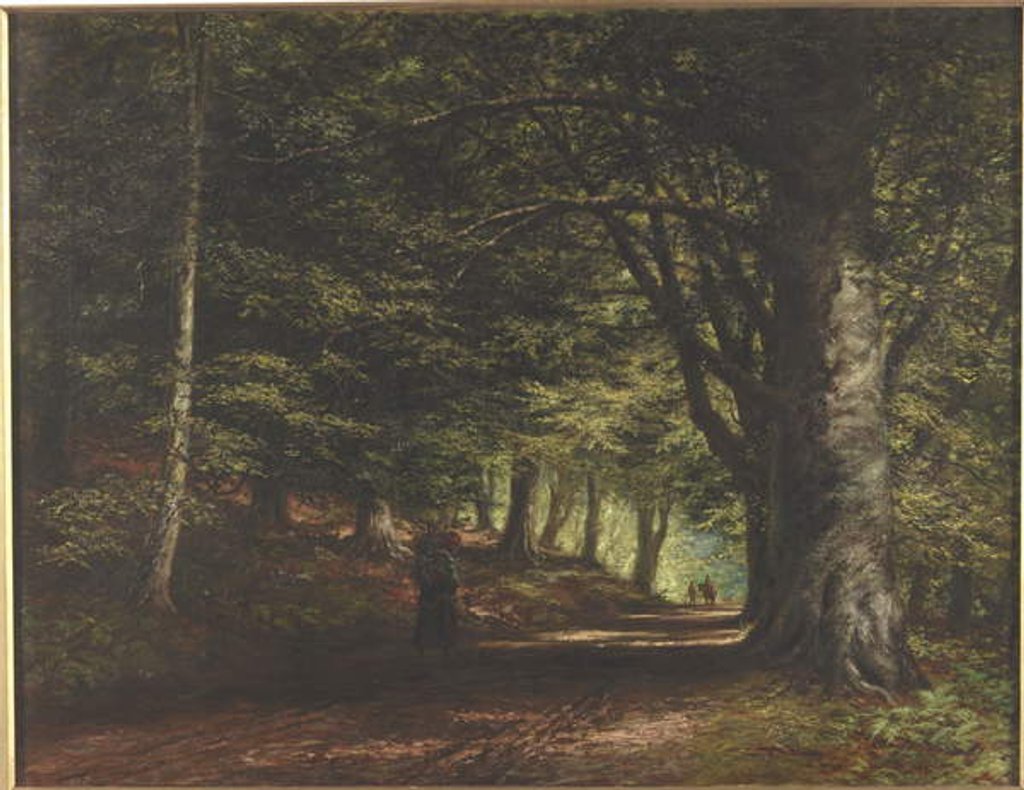 Detail of Beech Avenue, Inverary, 1876 by Edward Railton Catterns