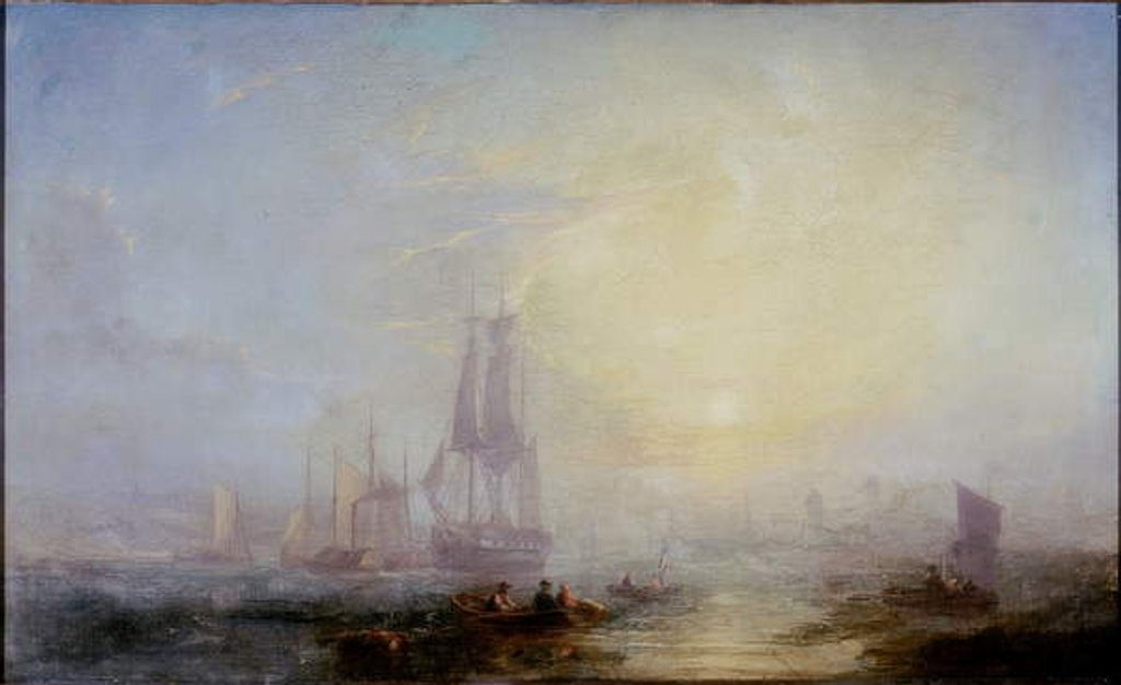 Detail of Mouth of the Tyne by William Crawhall