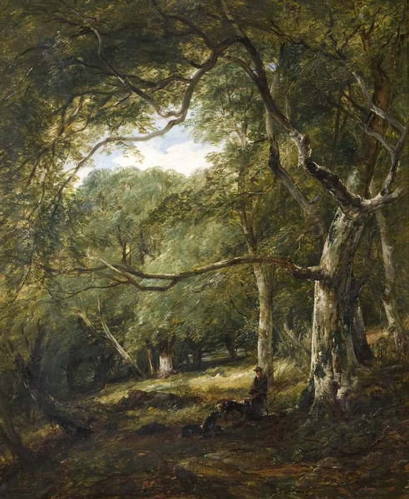 Detail of Figures in Woodland by James B. Dalziel