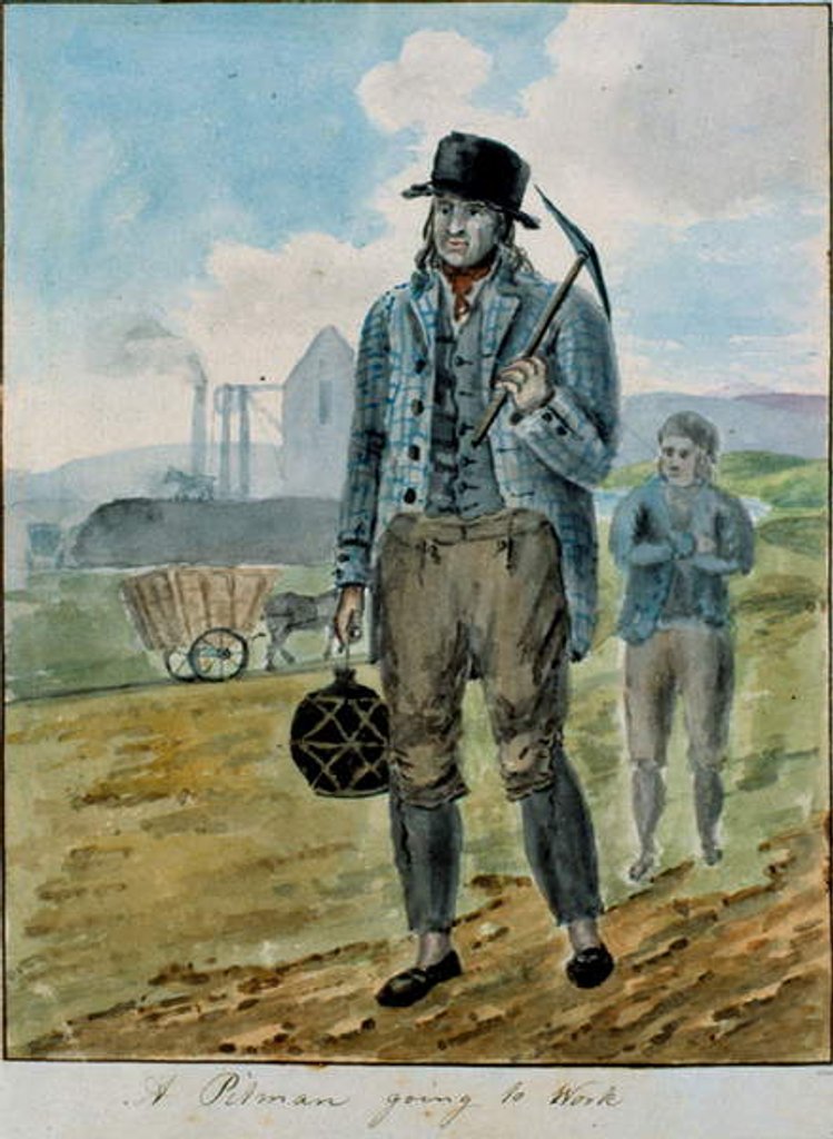 Detail of A Pitman Going to Work by English School