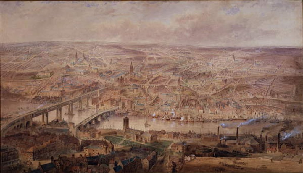 Detail of Newcastle upon Tyne in the Reign of Queen Victoria) by John Storey