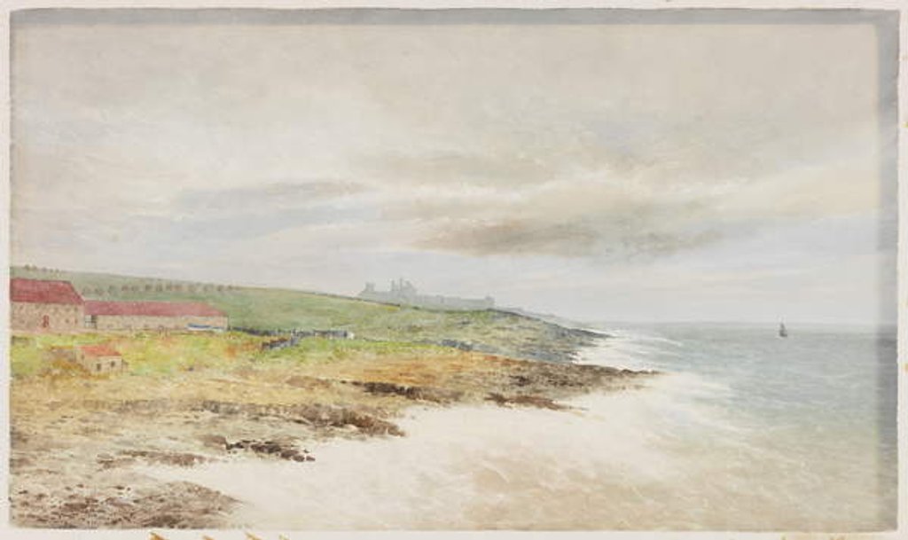 Detail of A Stormy Day, Craster by William Cosens Way