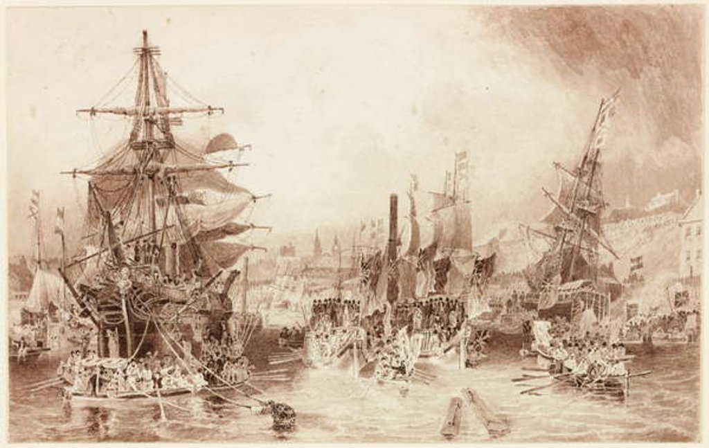 Detail of Ascension Day by John Wilson Carmichael