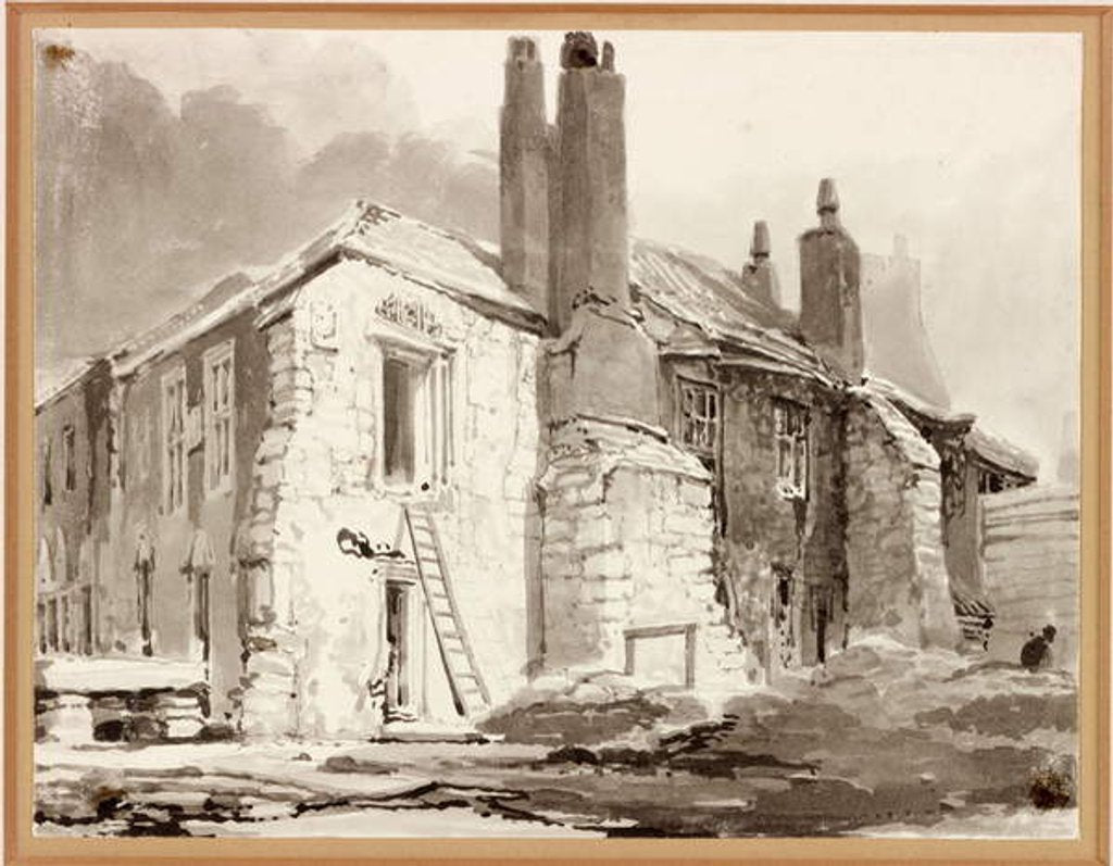 Detail of Black Friars by Thomas Miles Richardson