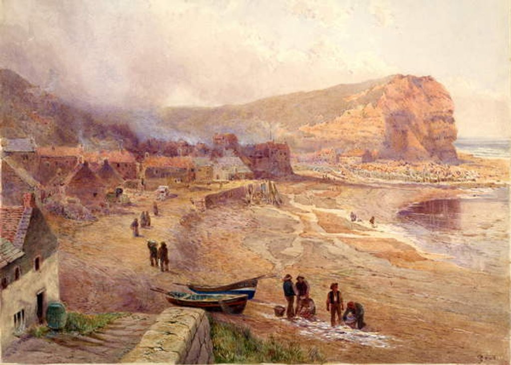 Detail of Staithes by Charles Robertson