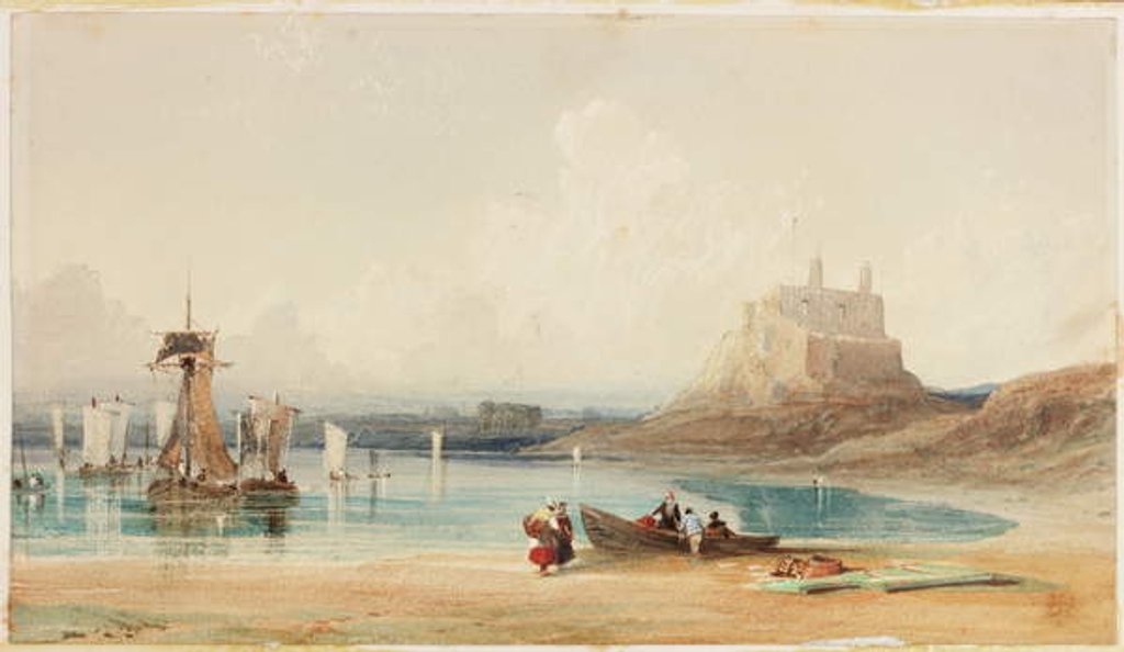 Detail of Holy Island by Thomas Miles Richardson