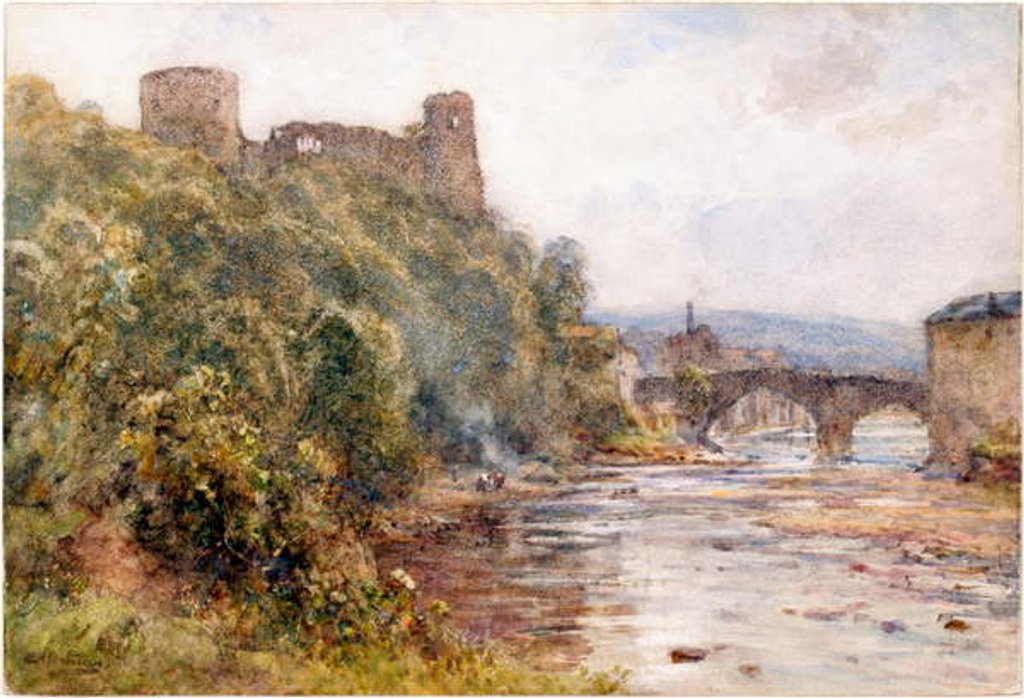 Detail of Barnard Castle by Ernest Albert Waterlow
