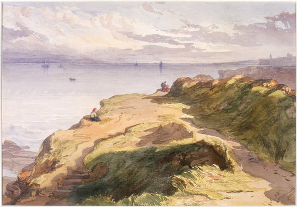 Detail of Near Cullercoats by John Henry Mole