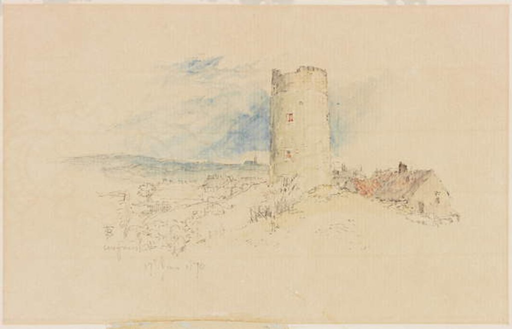 Detail of Old Windmill on Windmill Hills, Gateshead by Myles Birket Foster