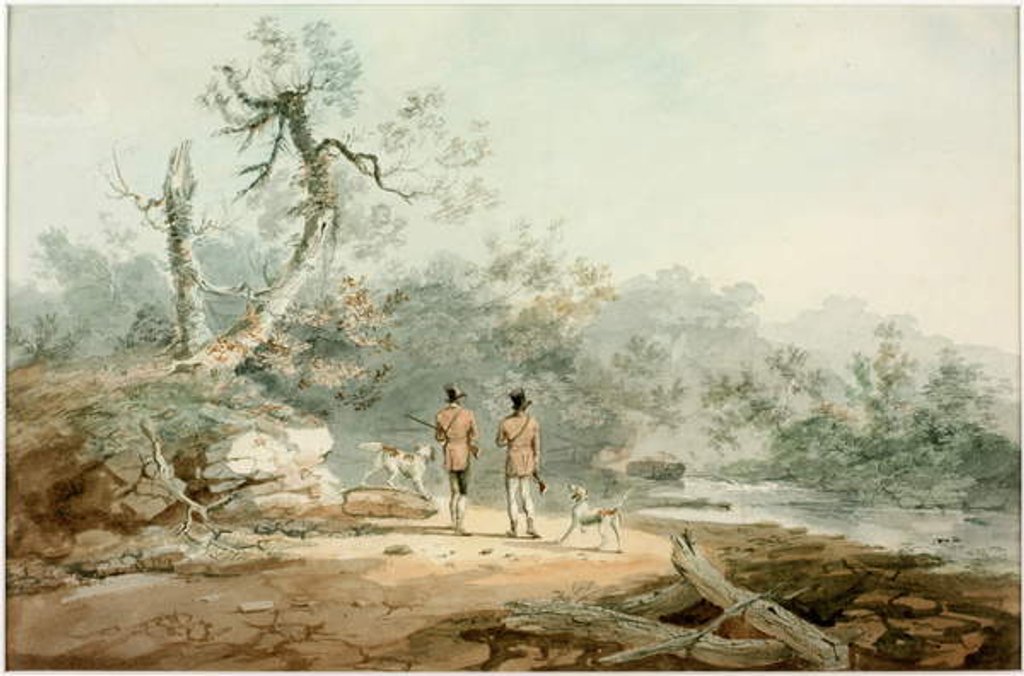 Detail of Two Sportsmen on the Tyne by Luke Clennell