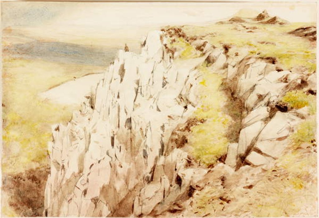 Detail of Crag Lough by Henry Burdon Richardson