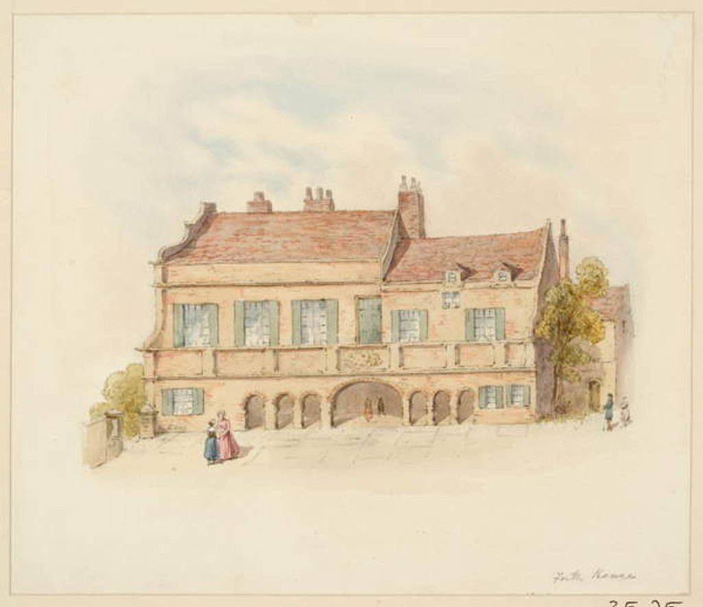 Detail of Forth House - Front View by Samuel Bilston